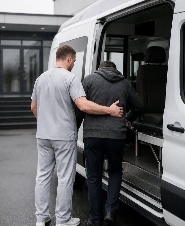 Организация медтранспортировки в Красном Сулине от 5103 р. | Медзона