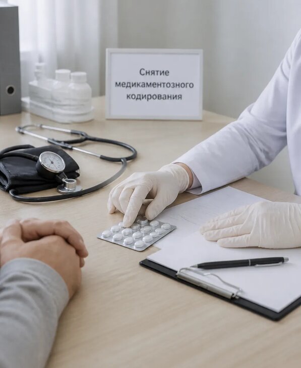 Снятие медикаментозного кодирования в Красном Сулине от 5103 р. | Медзона