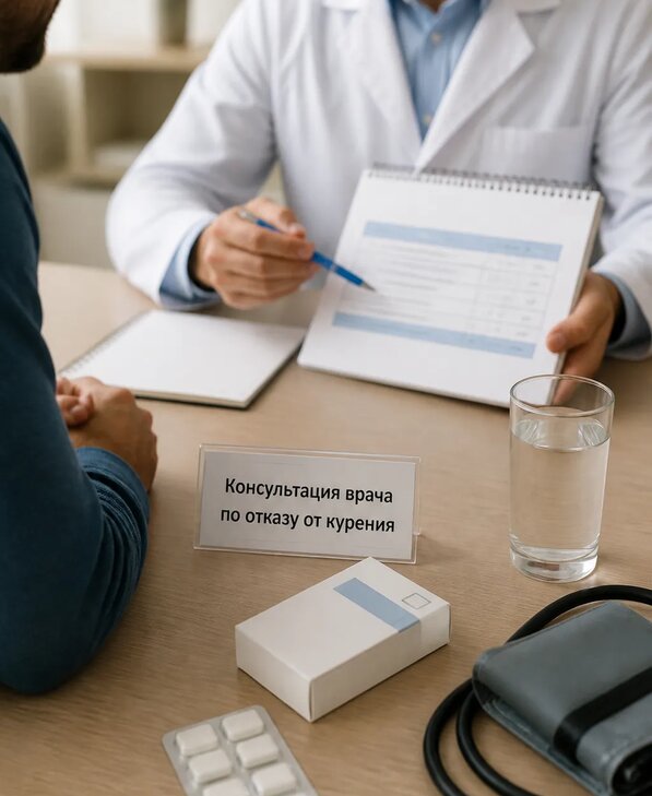 Консультация врача по отказу от курения для взрослых в Красном Сулине